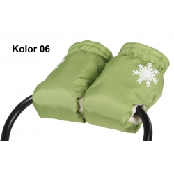 Uniwersamne polarowe mufki na dłonie do wózka i sanek